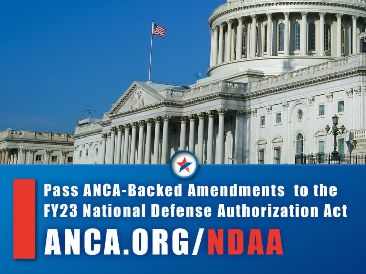 ANCA Backs NDAA Amendments Promoting Artsakh’s Survival; Armenia’s